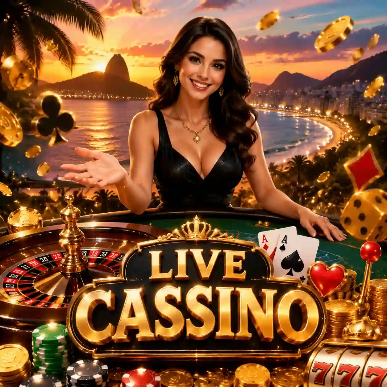 Mesa de cassino ao vivo com dealer ao real no app da zz2.com