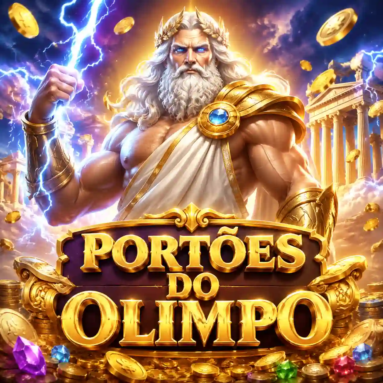 Gates of Olympus slot com tema grego e Zeus