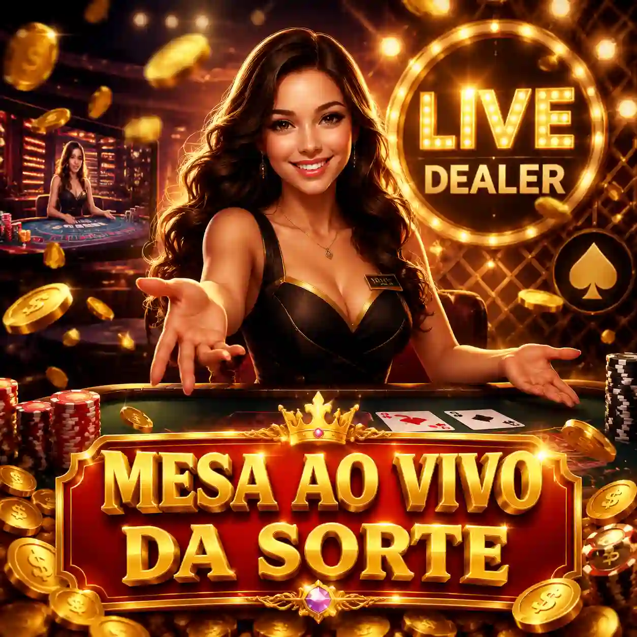 Blackjack VIP com dealer real em streaming HD no zz2.com